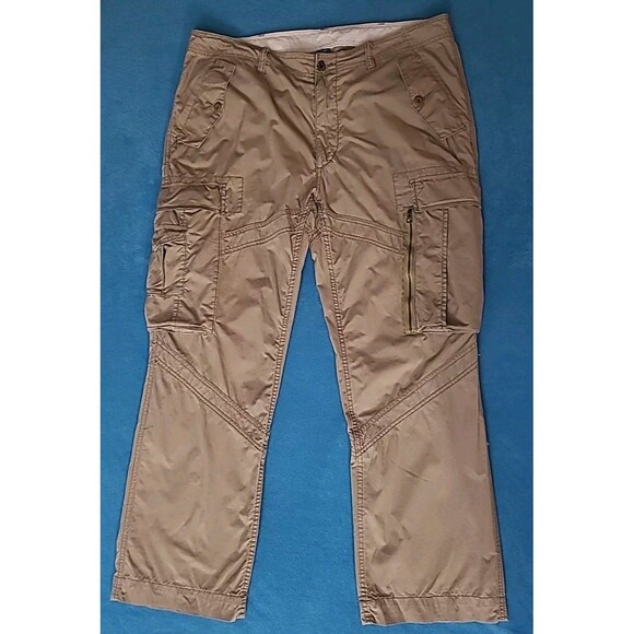 VTG Polo Ralph Lauren Cargo Pants Men 38x30 Khaki Paratrooper Mil-J-4883A RL-067 - Picture 1 of 16